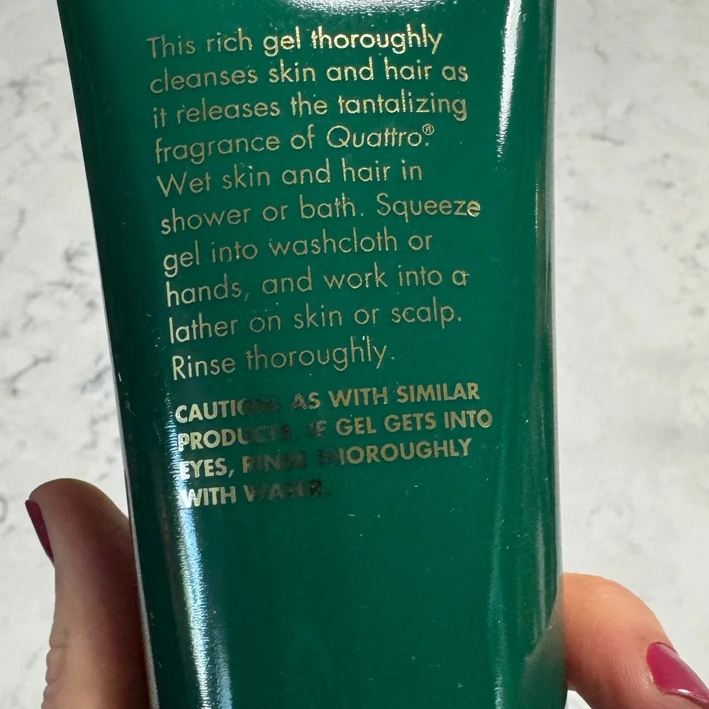MARY KAY MK‎ MENS QUATTRO BODY & HAIR SHAMPOO AND AFTER SHAVE BALM DISCONTINUED